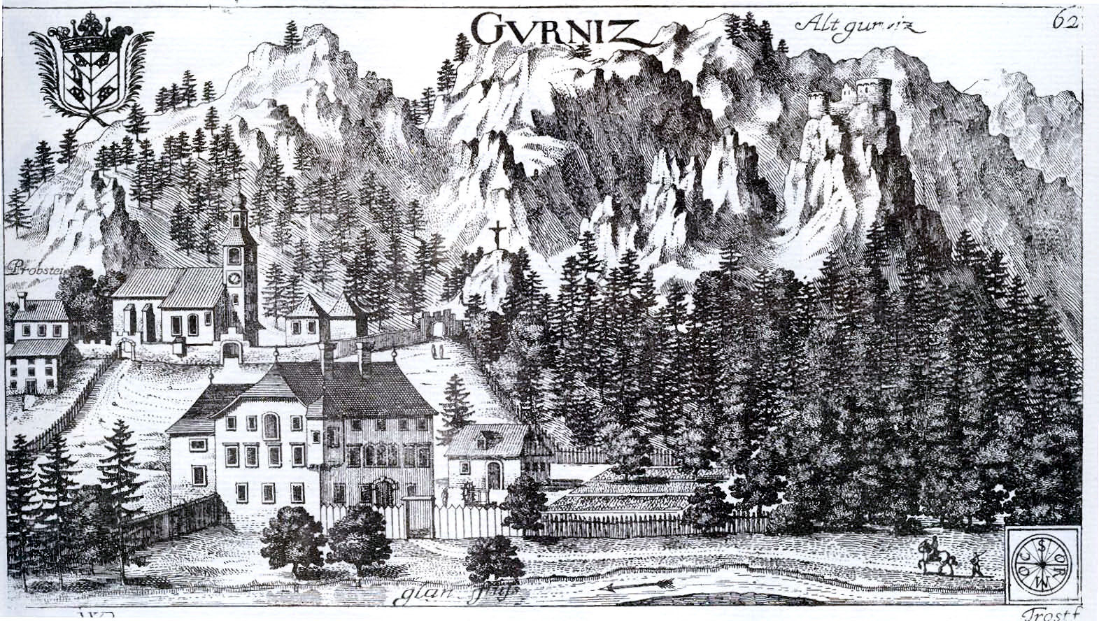 die Burgruine Gurnitz